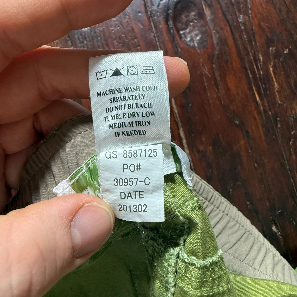 Olive Green Women's Cargo Pants - Picture 15 of 16